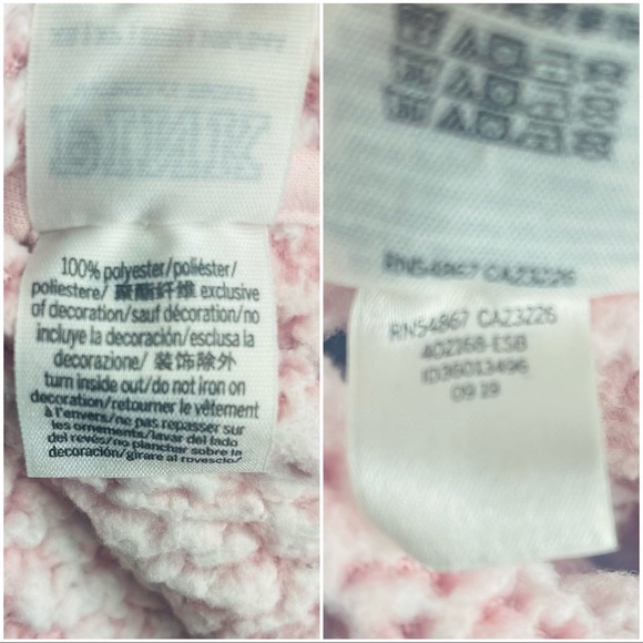 Victoria’s Secret PINK Teddy Sherpa Pull-Over Hoodie w/ Logo Drawcords - Picture 12 of 12